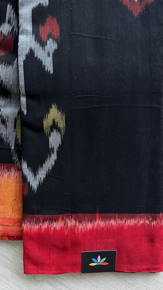 Handwoven Pochampally Ikkat Cotton Saree -24439