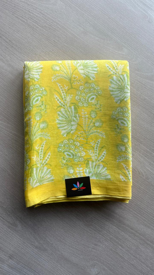 Printed Fine Mul Cotton Saree-24754