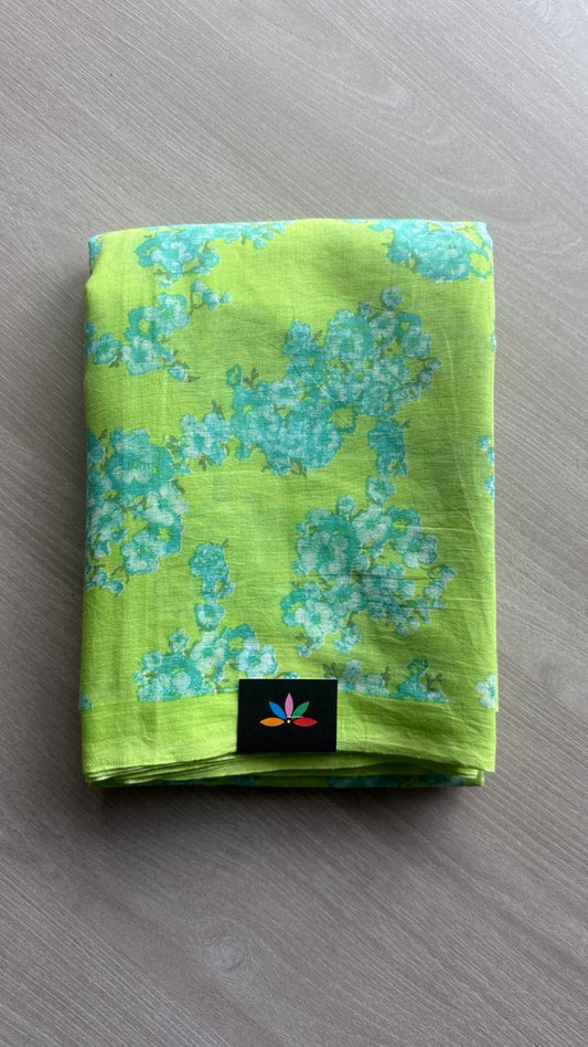 Printed Fine Mul Cotton Saree-24755