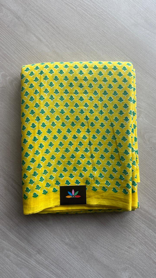Printed Fine Mul Cotton Saree-24756