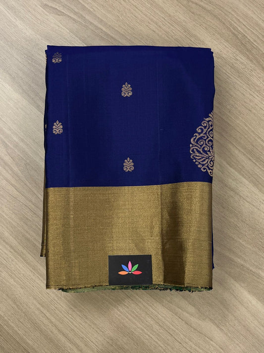 Exclusive Zari Woven Butta Handloom Pure Soft Silk Saree-7756