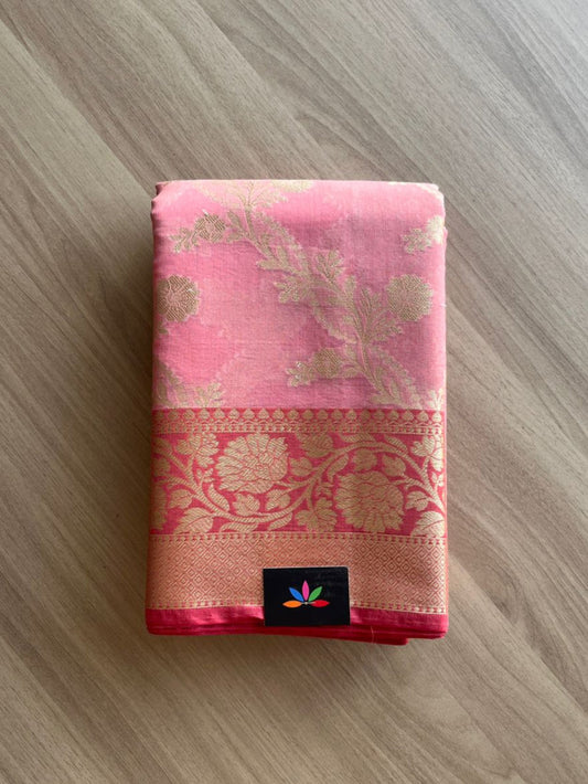 Banarasi Weave Cotton Silk Saree -8466