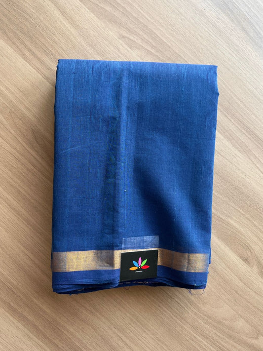 Leaf Weave Jamdami Handloom Cotton Saree-9486