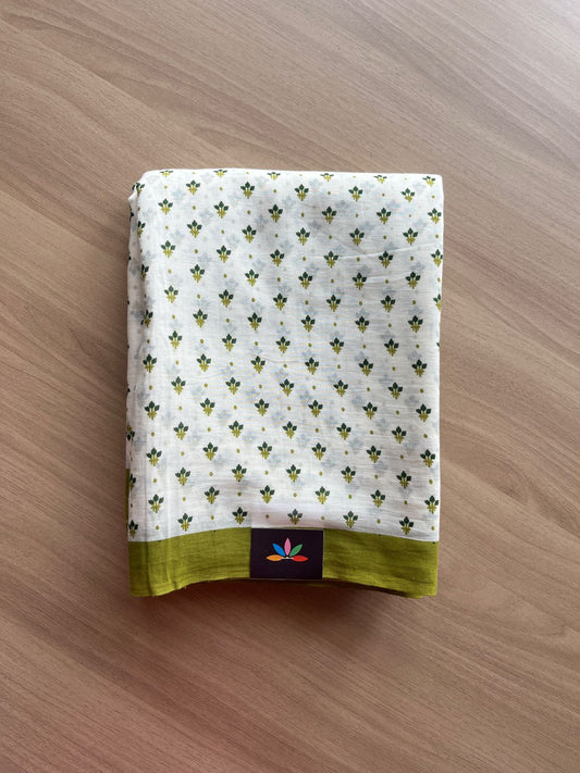 Printed Fine Mul Cotton Saree-21904
