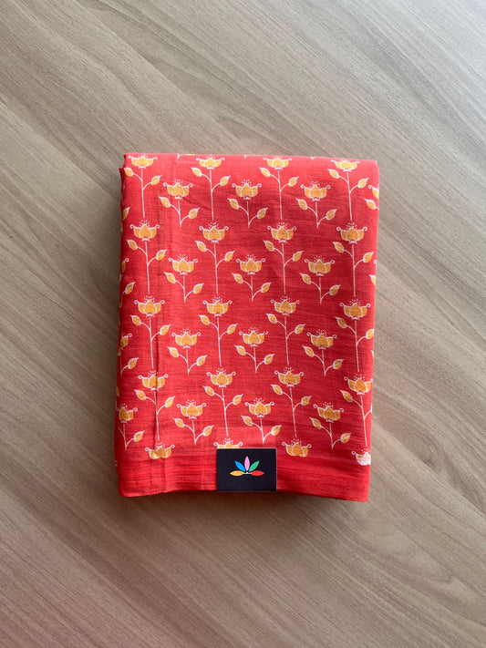 Printed Fine Mul Cotton Saree-21906
