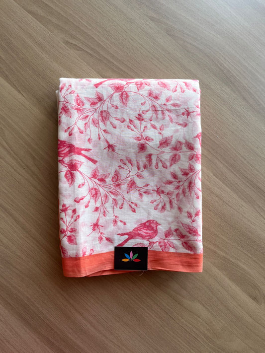 Printed Fine Mul Cotton Saree-24746