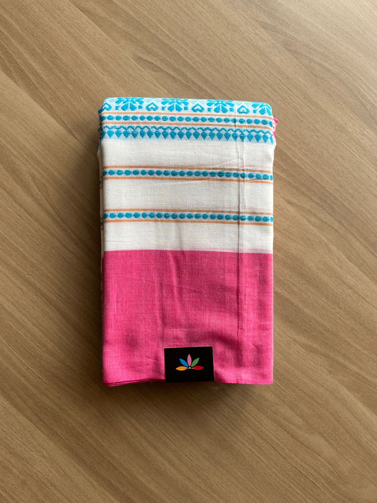 Handloom Bengal Soft Cotton Saree -22895