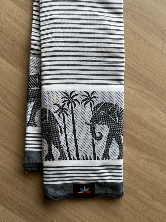 Handloom Bengal Soft Cotton Saree -22905