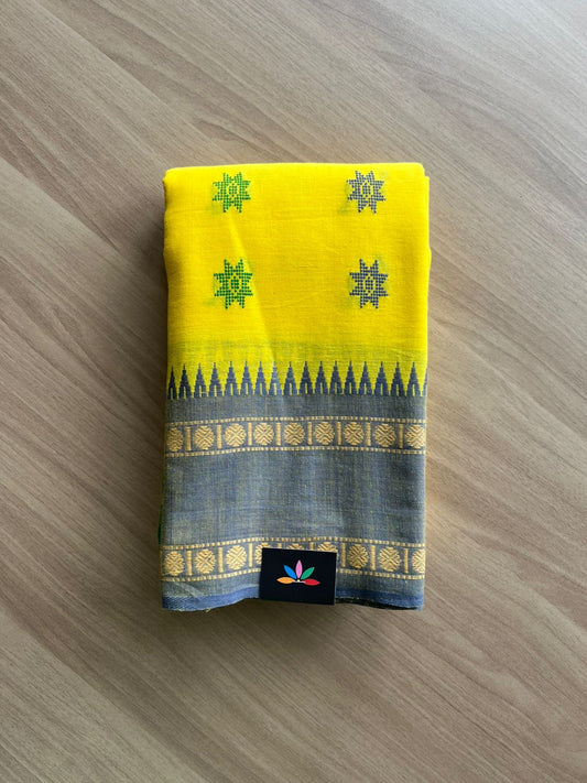 Chakra Border Bengal Soft Cotton Saree -22849