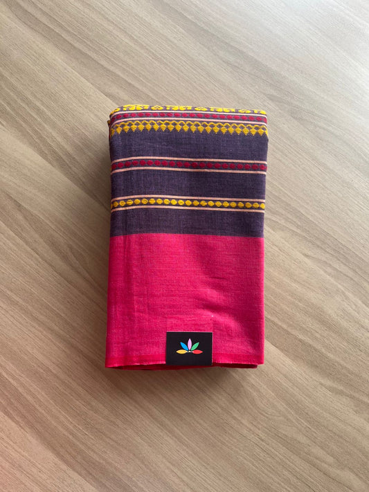 Handloom Bengal Soft Cotton Saree -22896