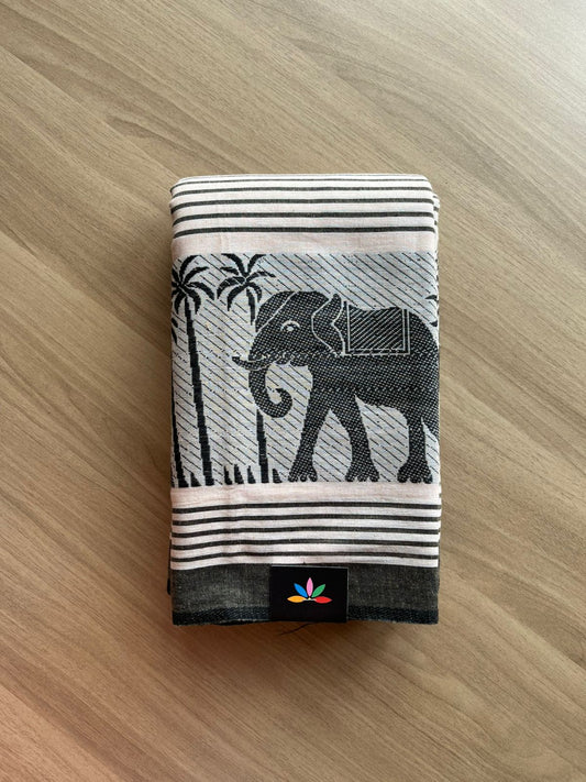 Handloom Bengal Soft Cotton Saree -22906