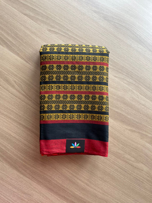 Handloom Bengal Soft Cotton Saree - 23061