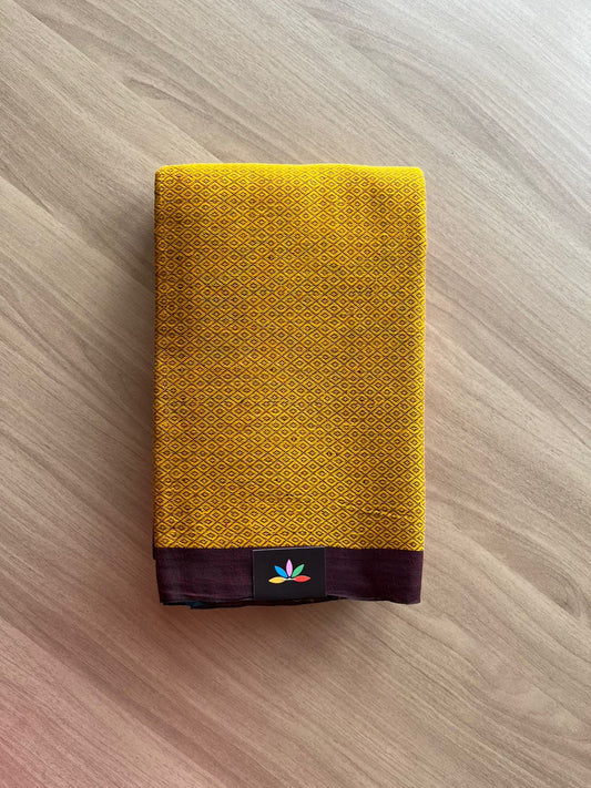 Handloom Bengal Soft Cotton Saree - 23077