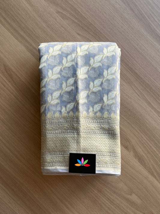 Handloom Banarasi Cotton Saree -13712