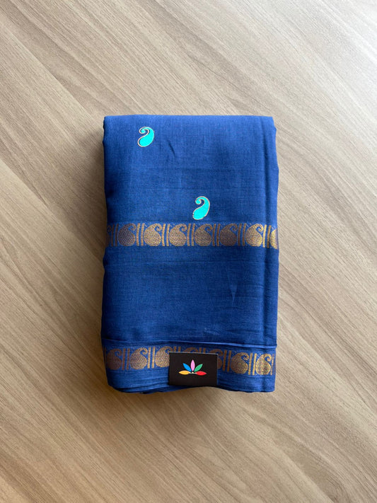 Printed Mango Butta Cotton Saree-22357