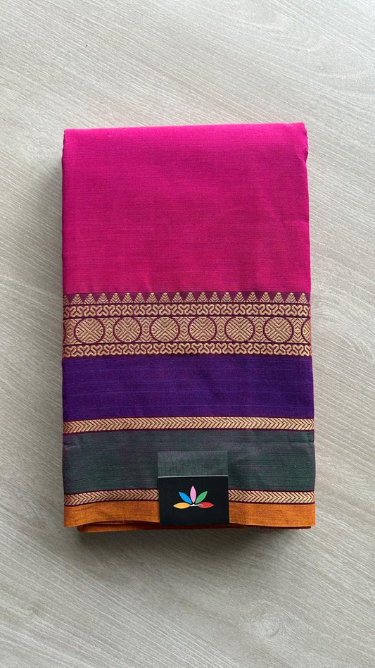 Simple Chettinad Cotton Saree - 24697-24703