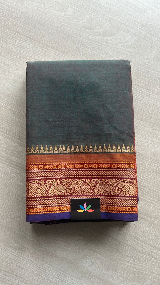 Simple Chettinad Cotton Saree - 24708