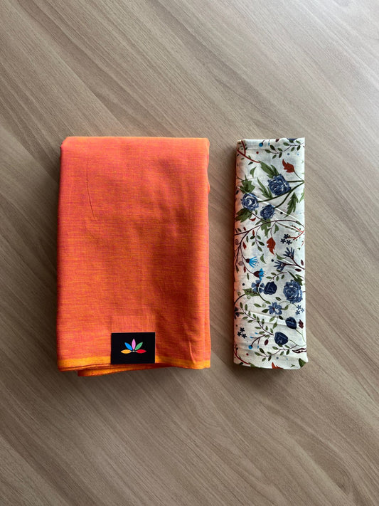 Plain Cotton Saree-18141-18143