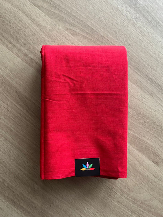 Plain Cotton Saree-19937-19944