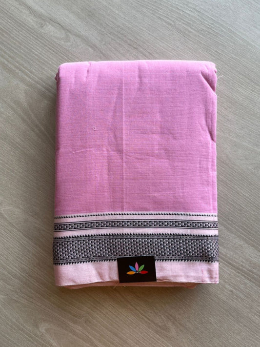 Ilkal Handloom Mercerized Cotton Saree with Silk Pallu-13450