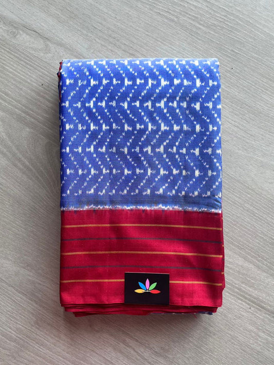 Traditional Handloom Ikkat Silk Saree-12254