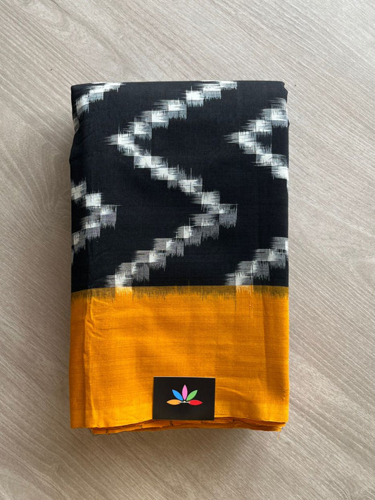 Handwoven Pochampally Ikkat Cotton Saree-13376
