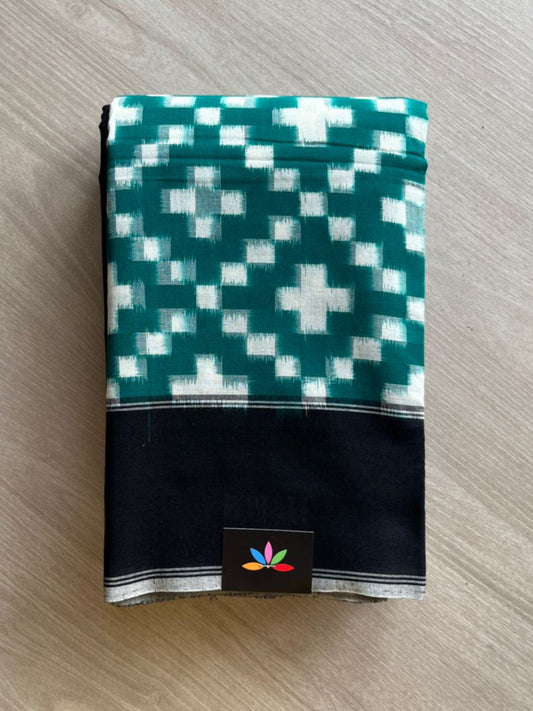 Handwoven Pochampally Ikkat Cotton Saree-13378