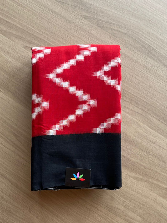 Handwoven Pochampally Ikkat Cotton Saree -13865