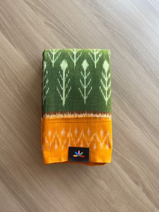 Handwoven Pochampally Ikkat Cotton Saree -18584