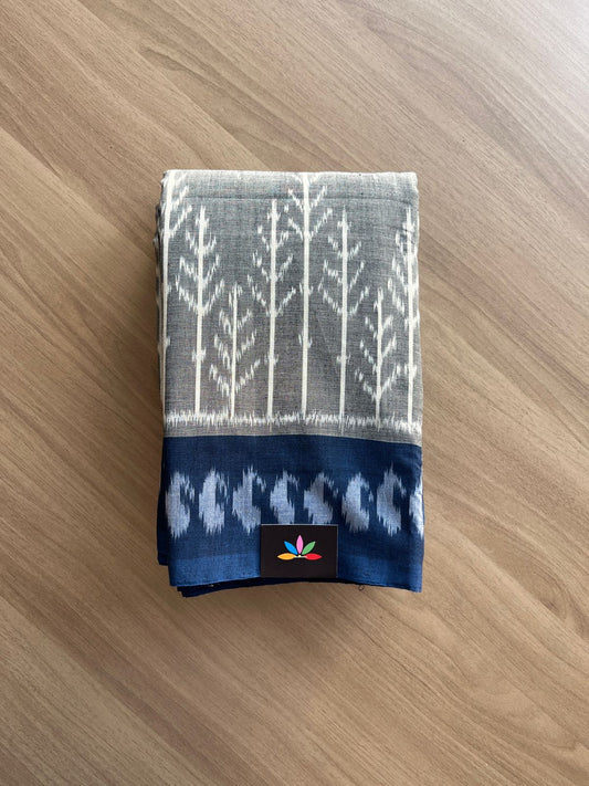 Handwoven Pochampally Ikkat Cotton Saree -18592