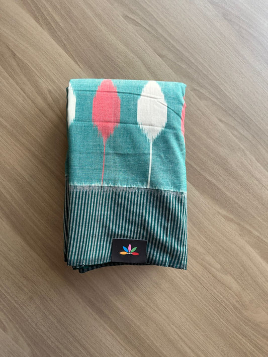 Handwoven Pochampally Ikkat Cotton Saree -18593