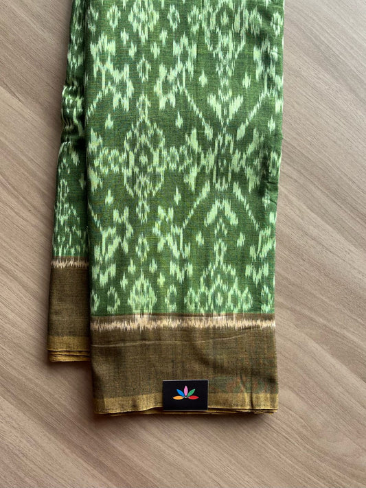 Handwoven Pochampally Ikkat Cotton Saree -21994