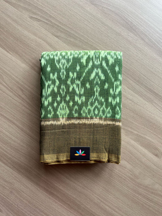 Handwoven Pochampally Ikkat Cotton Saree -21994