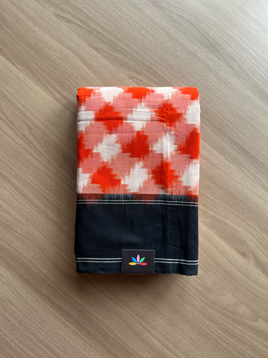 Handwoven Pochampally Ikkat Cotton Saree -22000