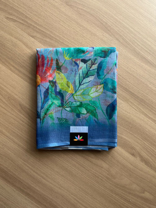 Digital Printed Pure Kota Silk Saree -14413