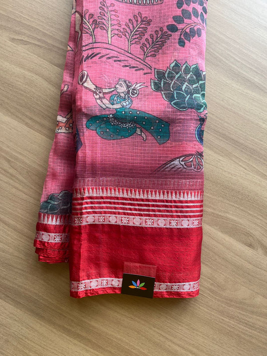 Digital Printed Silky Kota Saree -15436