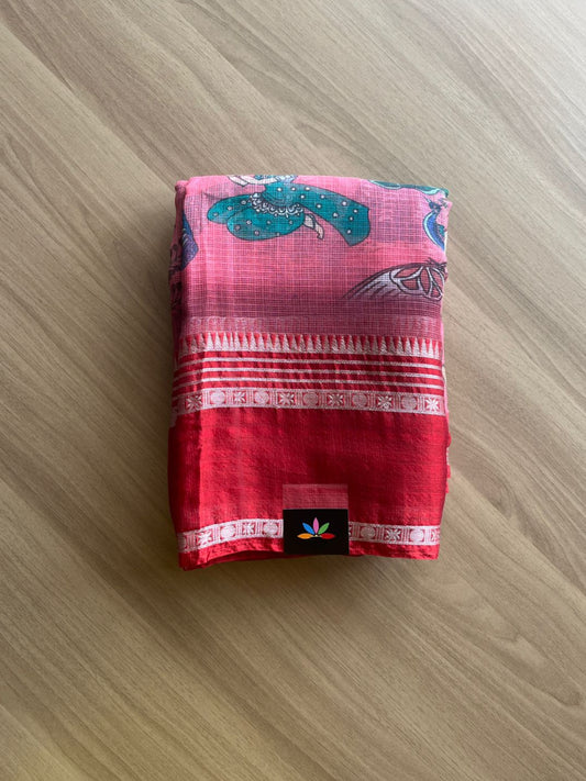 Digital Printed Silky Kota Saree -15436