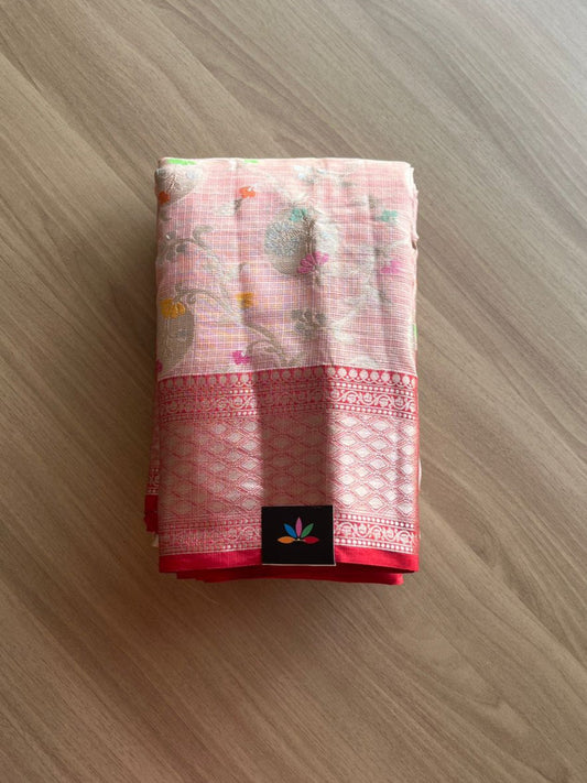 Zari Border Tissue Kota Saree -15814