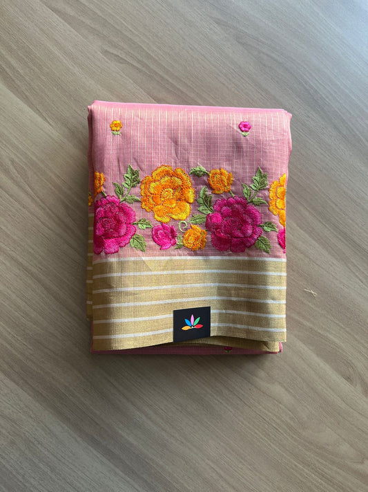 Embroidered Tissue Kota Saree-18670