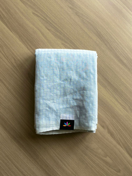 Simple Linen Saree -15470