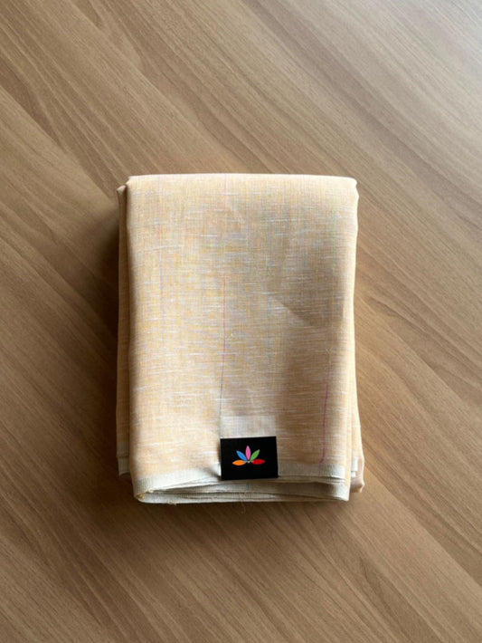 Simple Linen Saree -15484