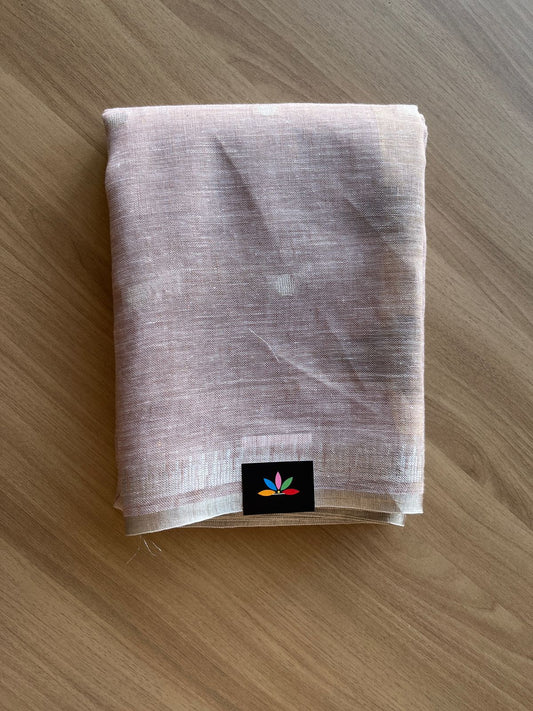 Simple Linen Saree -19179