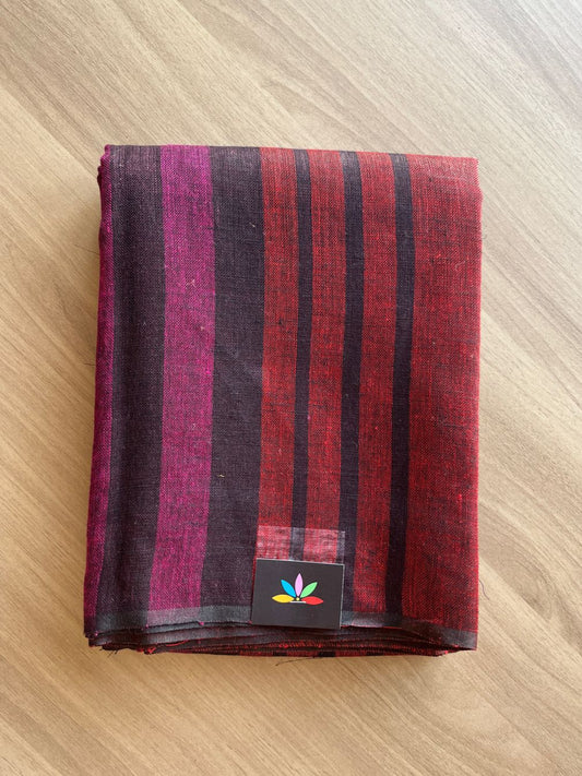 Simple Linen Saree -19182