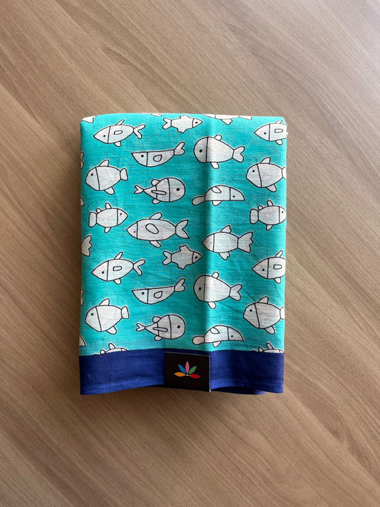Quirky Printed Mul Cotton Saree-19263-19267