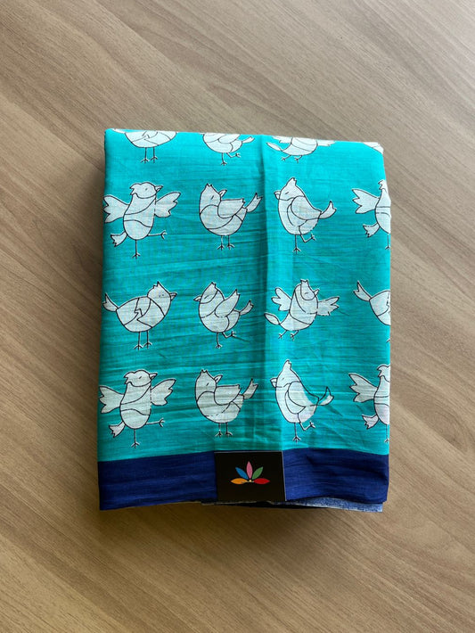Quirky Printed Mul Cotton Saree-20447-20451