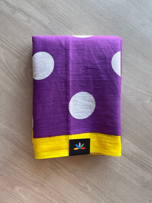 Quirky Printed Mul Cotton Saree-24246-24250