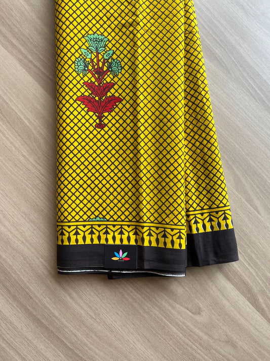 Designer Screen Printed Mul Cotton Saree-22241-22243