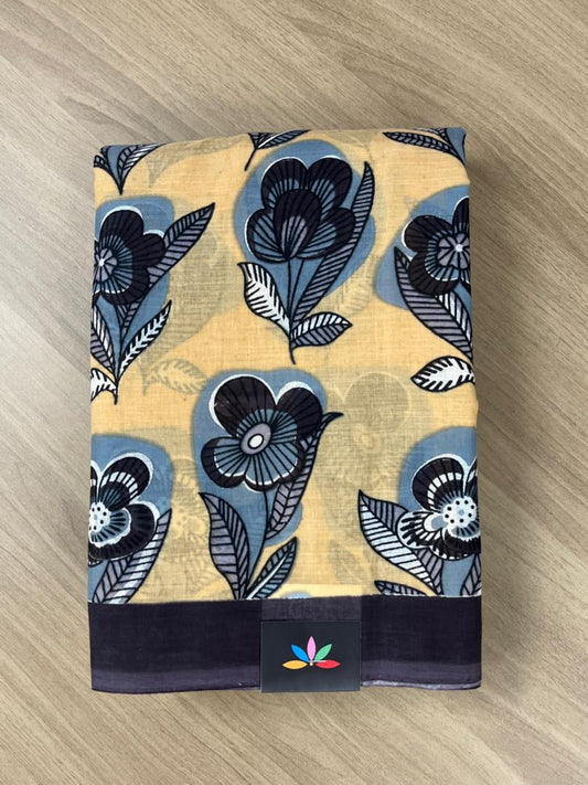 Designer Screen Printed Mul Cotton Saree-18231-18235