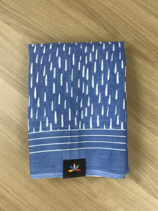 Designer Screen Printed Mul Cotton Saree-19269-19278