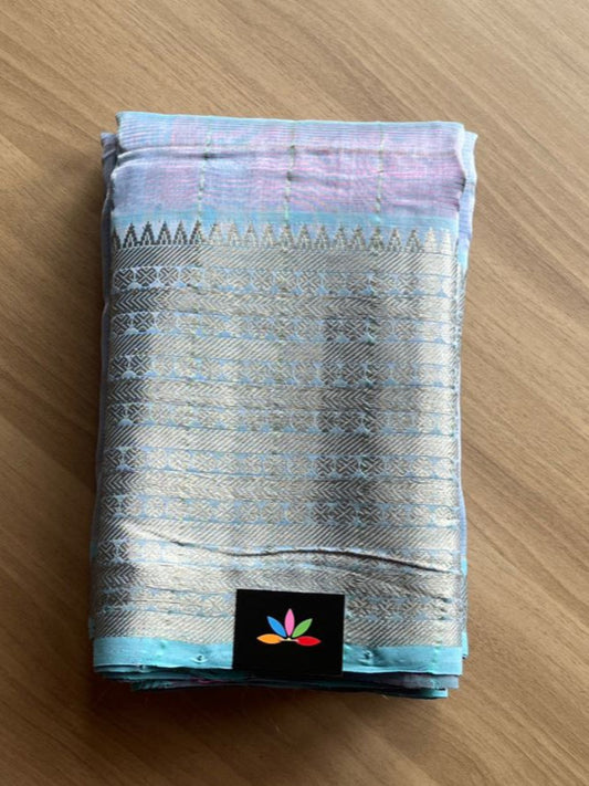 Handloom Mangalagiri Silk Cotton Saree -14797